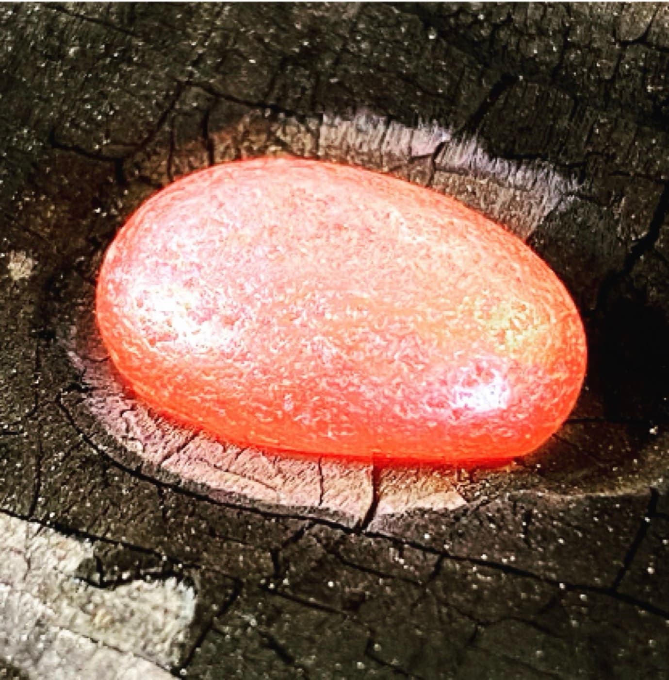 Molten gold being alloyed in a crucible