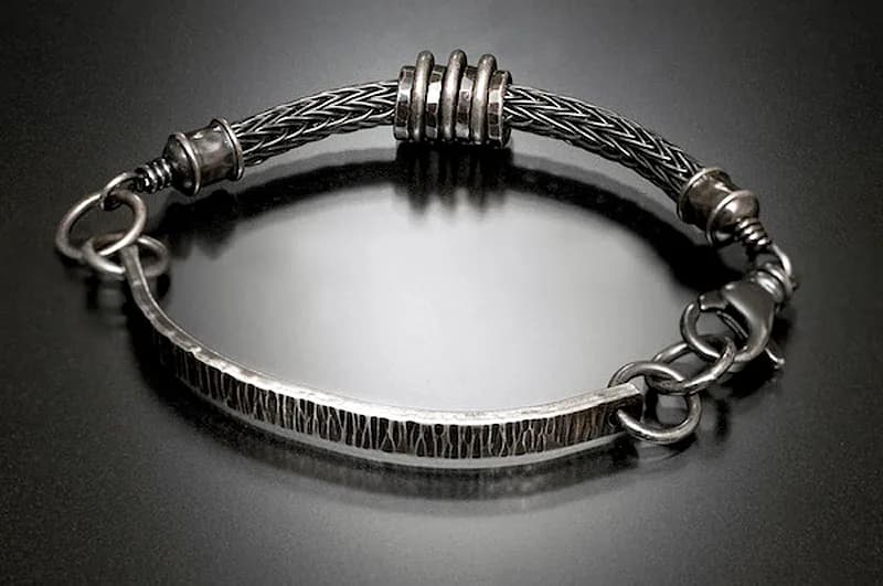 Anne’s Hodge Podge: Fuse It. Forge It. Weave It. Wrap It.: a finished piece from the class