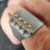 April Bower | Dust to Dust: Folded, Fused Dust, Silver & Gold Ring | Thursday, February 3, 2022 | 9 am until 5:30 pm - Image 24
