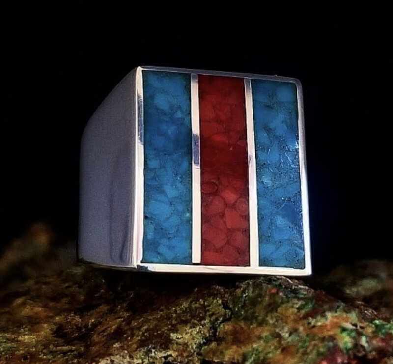 Zac Tedrow | Chips Ahoy: a hollow form ring with stone inlay | Thursday, February 3, 2022 | 8:00 am until 4:30 pm and Friday, February 4, 2022 | 6:00 pm until 8:00 pm - Image 9
