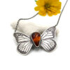 Erin (ELM) Harris | Etched and Hinged Butterfly Pendant with Bezel Set Gemstone | Friday, February 4, 2022 | 8:00 am until 4:30 pm and 6:00 pm until 8:00 pm - Image 2