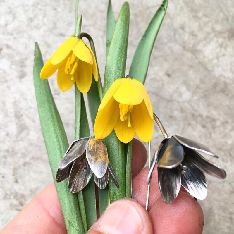 Nicole Ringgold | Found in Nature: an earrings class | Wednesday, February 2, 2022 | 9:00 am until 4:30 pm - Image 8