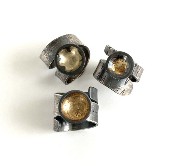 Sarah Long | Pot of Gold: a low tech way to repurpose your scrap into a beautiful ring with gold embellishments | Tuesday, February 1, 2022 | 9 am until 4:30 pm - Image 2