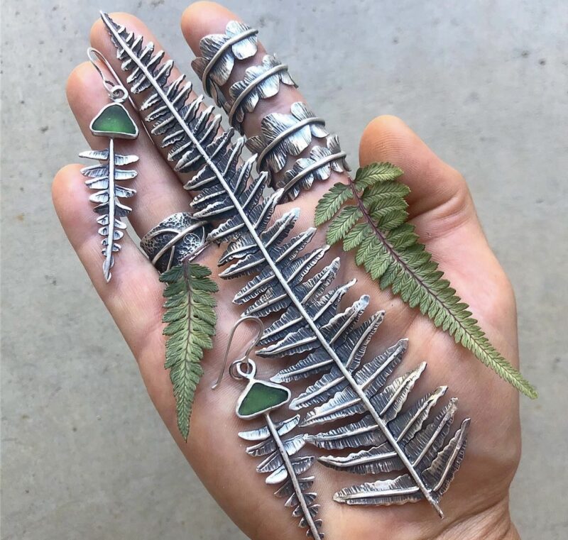 Nicole Ringgold | Forest Undergrowth: fern earrings | Sunday, January 29, 2023 | 8:00 am until 5:30 pm - Image 6