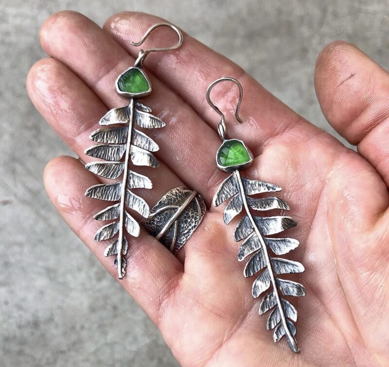 Nicole Ringgold | Forest Undergrowth: fern earrings | Sunday, January 29, 2023 | 8:00 am until 5:30 pm - Image 5