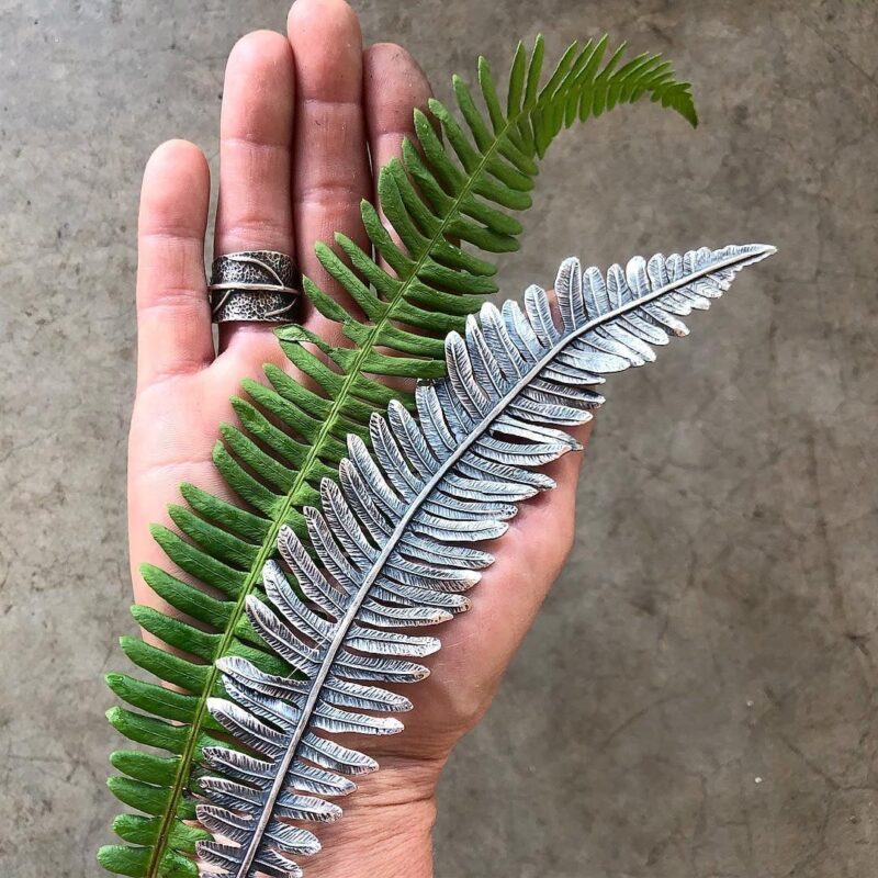 Nicole Ringgold | Forest Undergrowth: fern earrings | Sunday, January 29, 2023 | 8:00 am until 5:30 pm - Image 3