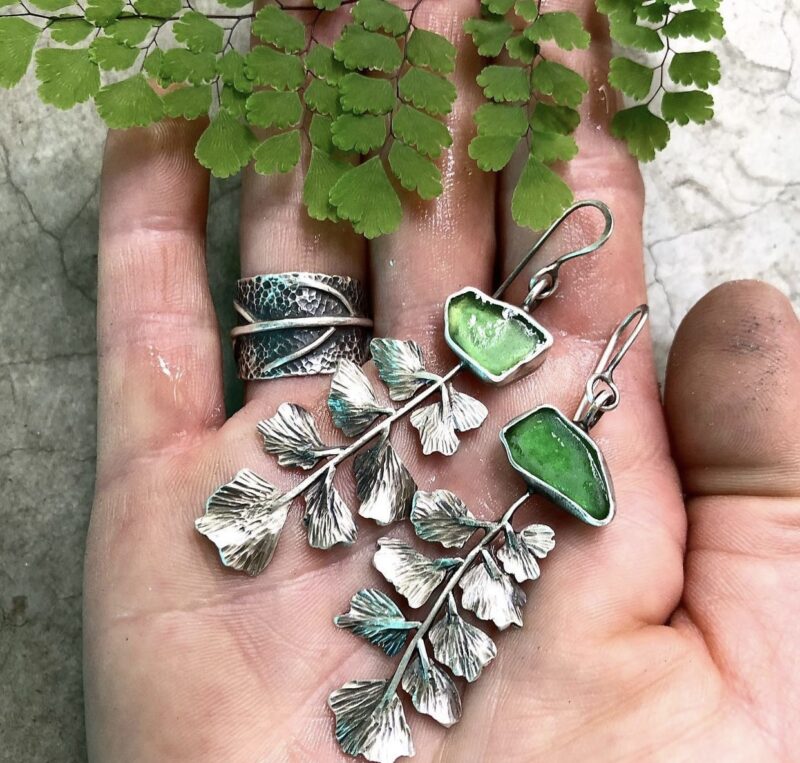 Nicole Ringgold | Forest Undergrowth: fern earrings | Sunday, January 29, 2023 | 8:00 am until 5:30 pm - Image 7