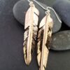 April Bower | NEW! Golden Plumage Earrings: 14K GF feather earrings | Friday, February 2, 2024 | 6 pm - 9 pm