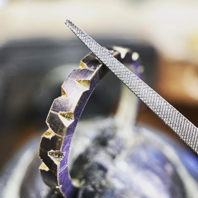 Alex Boyd | Gold Overlay Carved Ring | Monday, February 5, 2024 | 9:00 am until 4:30 pm - Image 10
