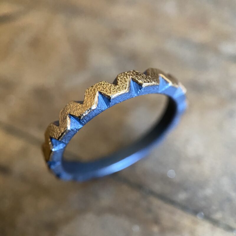 Alex Boyd | Gold Overlay Carved Ring | Monday, February 5, 2024 | 9:00 am until 4:30 pm - Image 5