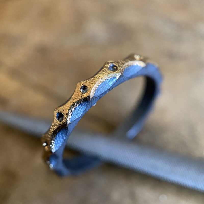 Alex Boyd | Gold Overlay Carved Ring | Monday, February 5, 2024 | 9:00 am until 4:30 pm - Image 4
