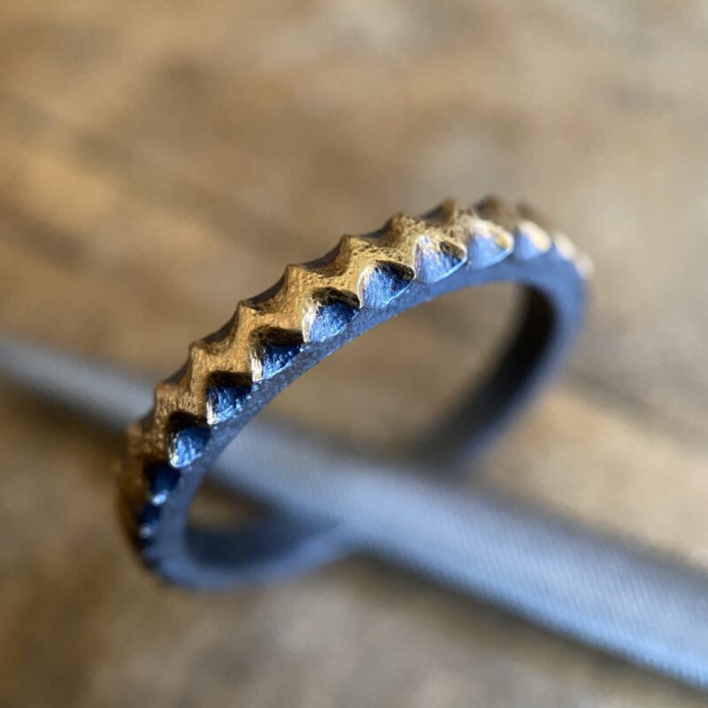 Alex Boyd | Gold Overlay Carved Ring | Monday, February 5, 2024 | 9:00 am until 4:30 pm - Image 3