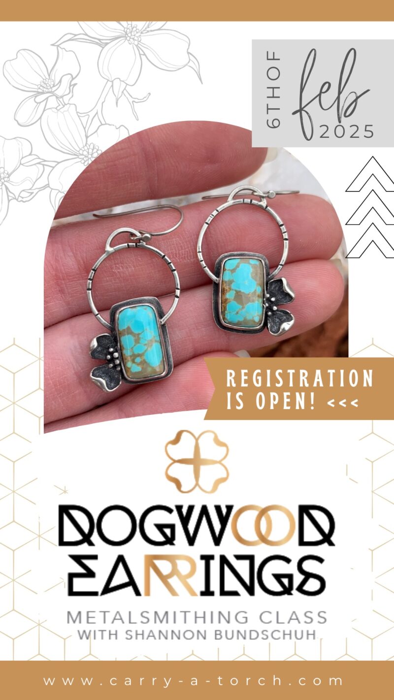 Shannon Bundschuh | Dogwood Earrings | Thursday, February 6, 2025 | 8 am until noon