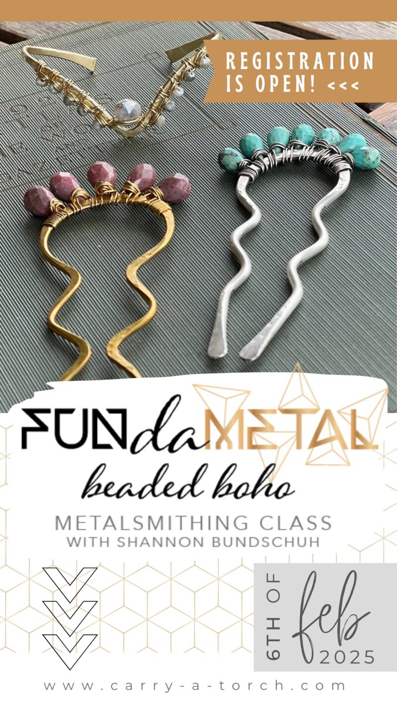 Shannon Bundschuh | FUNdaMETAL: Beaded Boho | Thursday, February 6, 2025 | 6 PM until 9 pm